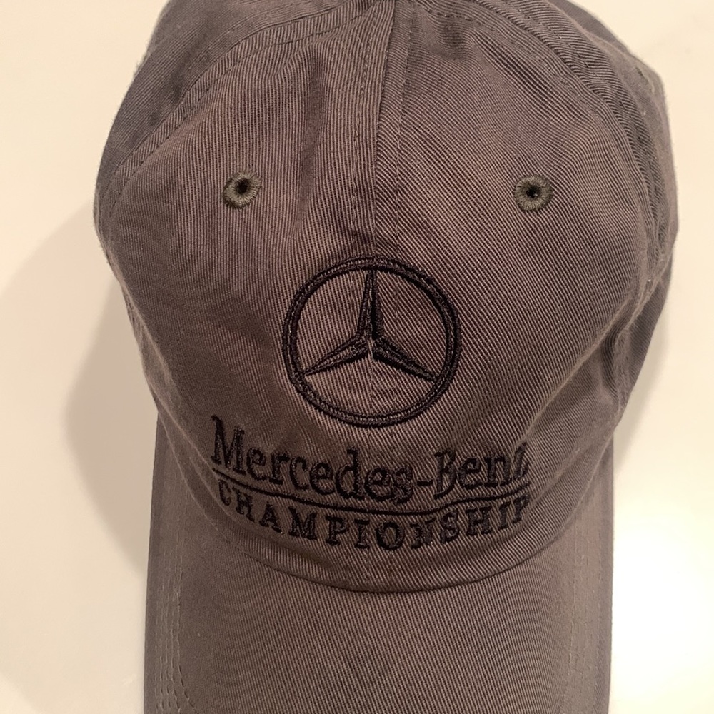 Mercedes-Benz Championship Calloway Golf  Baseball Cap Hat Charcoal Dark…